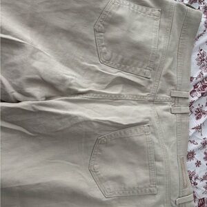 Beige Casual Pants
